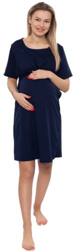Těhotenská košile ke kojení - Modrá - vel. S M/L