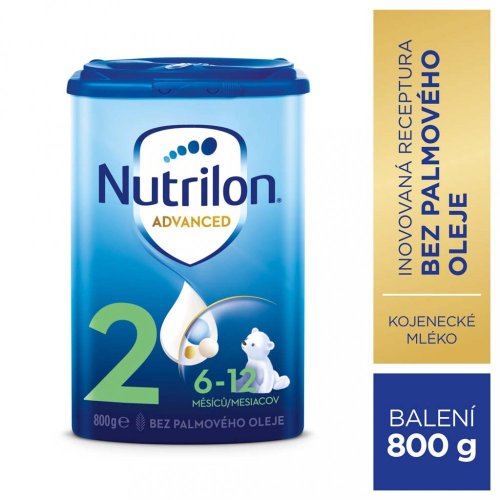 3x NUTRILON 2 Pokračovacie dojčenské mlieko 800 g, 6+