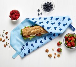 Obal na desiatu Boc’n’Roll, Sandwich bag - Kids Whales