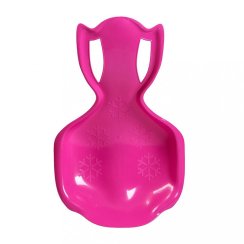 Detský sánkovací klzák lopata Baby Mix COMFORT LINE XL ružový
