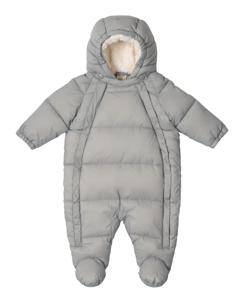 LEOKID Baby Overall Eddy Gray Mist veľ. 9 - 12 mesiacov (veľ. 74) SKLADOM