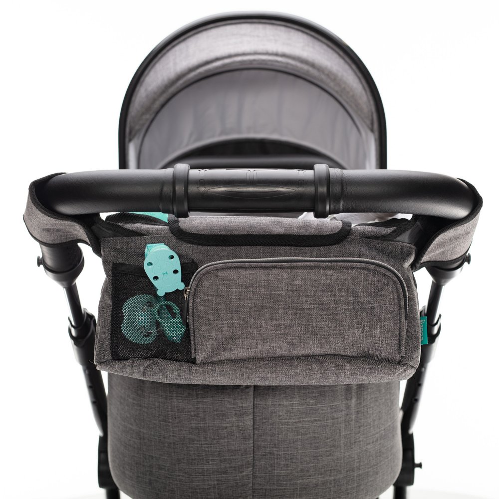 Organizér na kočík Deluxe, Grey