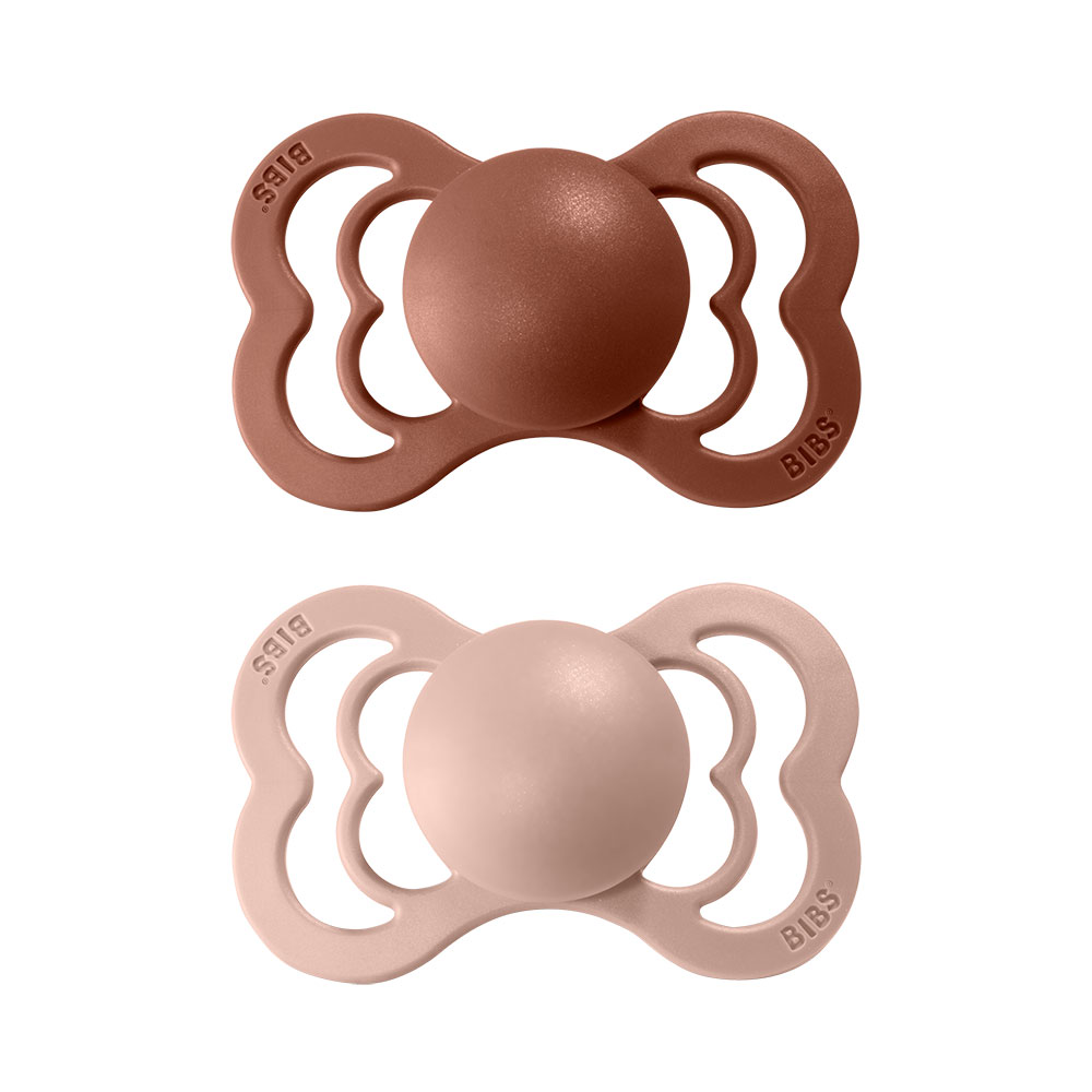 BIBS Supreme symetrické cumlíky zo silikónu 2ks - veľkosť 1